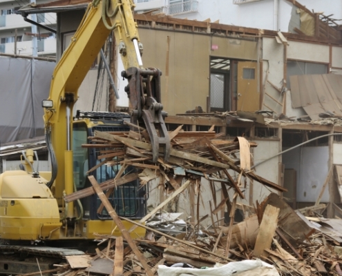 家屋の解体工事